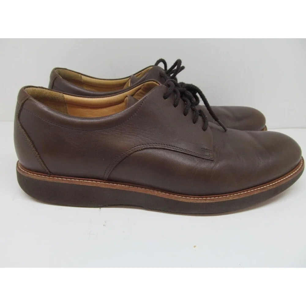 Samuel Hubbard Founder Oxfords Shoes Brown Leather Lace Up Size 12 M